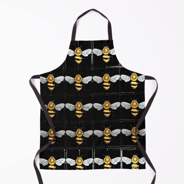 Item preview, Busy busy little bee - a vibrant bee stained glass pattern designed and sold by PrettyDecor.
