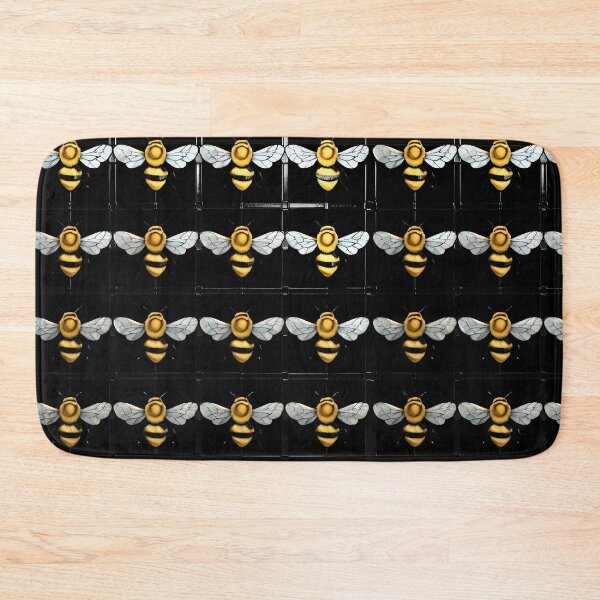 Item preview, Busy busy little bee - a vibrant bee stained glass pattern  designed and sold by PrettyDecor.