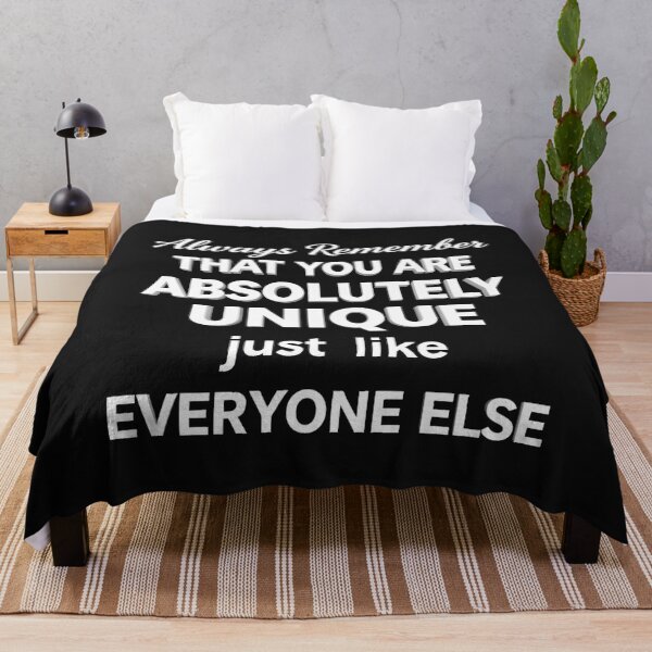 Item preview, Celebrate Your Uniqueness - Humorous Typography Art designed and sold by latelierdechris.