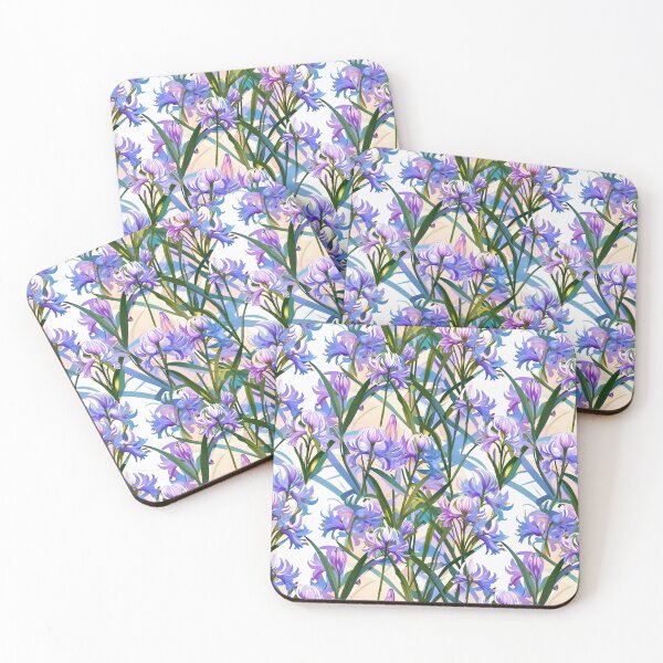 Item preview, Agapanthus Flower Pattern Design designed and sold by Canvas-Whispers.