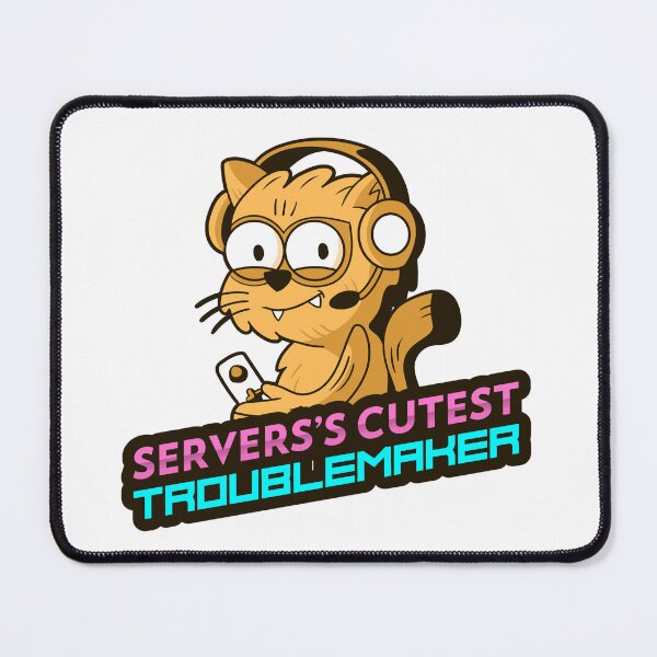 Item preview, Servers’s Cutest Troublemaker – Discord Kitten Gaming Vibes designed and sold by Memorph.