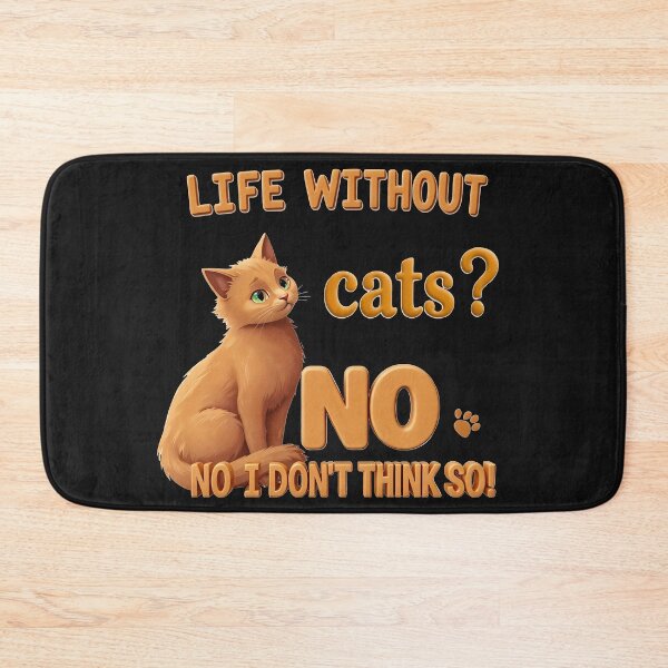 Item preview, Life Without Cats - The Ultimate Feline Statement designed and sold by latelierdechris.