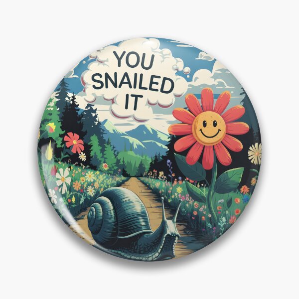 Item preview, You snailed it cute digitalart designed and sold by EmeraldeaArt.