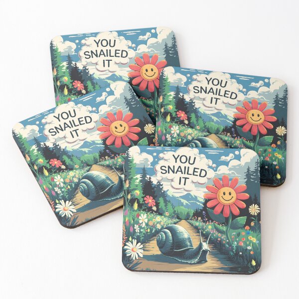 Item preview, You snailed it cute digitalart designed and sold by EmeraldeaArt.