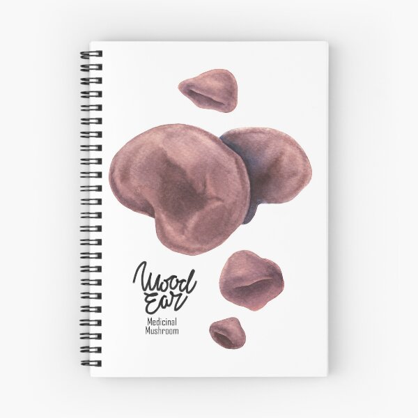 Item preview, Watercolor Wood Ear mushroom designed and sold by Ekaterina Glazkova.