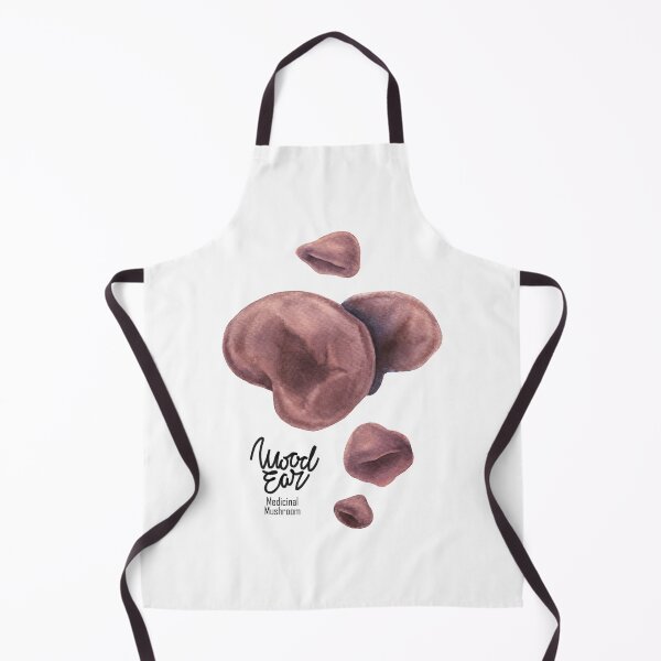 Item preview, Watercolor Wood Ear mushroom designed and sold by Ekaterina Glazkova.
