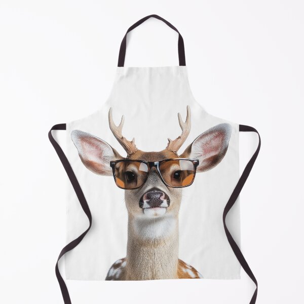 Item preview, Funny cool White tailed deer wearing sunglasses designed and sold by LazyOwlStore.