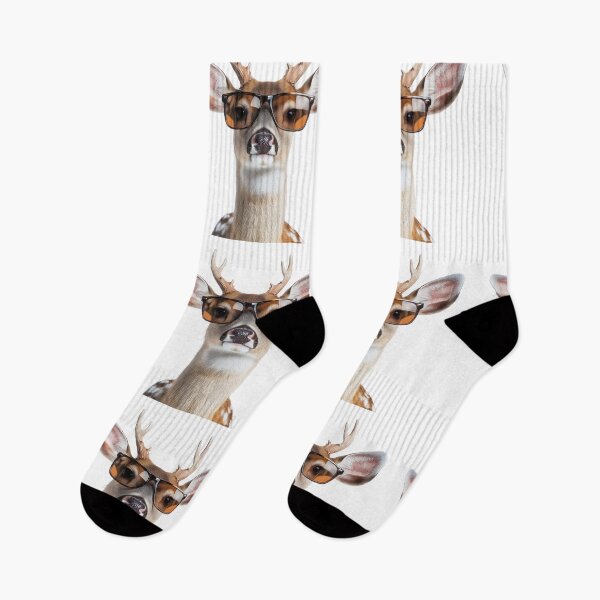 Item preview, Funny cool White tailed deer wearing sunglasses designed and sold by LazyOwlStore.