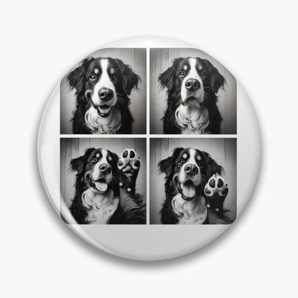 Item preview, Cute Bernese Mountain Dog Selfie Photo Funny Photobooth Dog Lover designed and sold by Kimberley King Art  King Art.