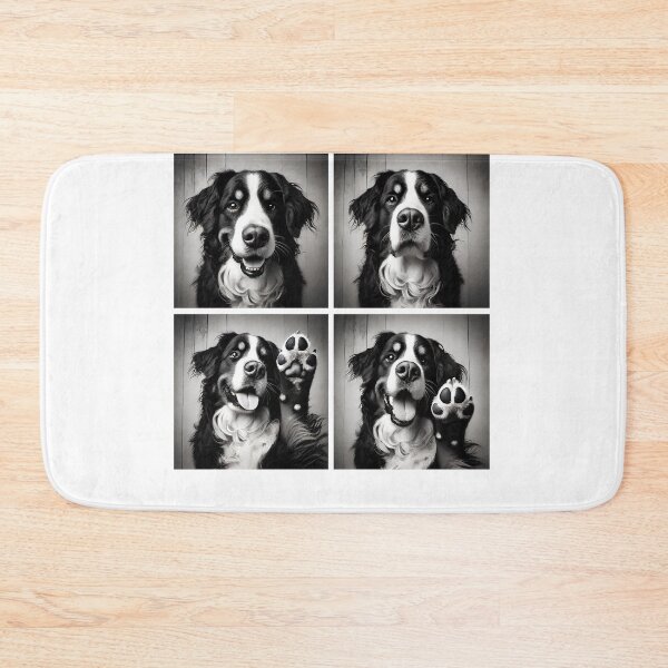 Item preview, Cute Bernese Mountain Dog Selfie Photo Funny Photobooth Dog Lover designed and sold by Kimberley King Art  King Art.