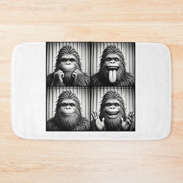 Item preview, Cute Bigfoot Selfie Photo Funny Photobooth Sasquatch Lover designed and sold by Kimberley King Art  King Art.
