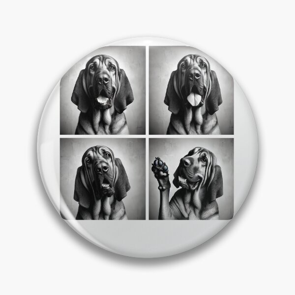 Item preview, Cute Bloodhound Selfie Photo Funny Photobooth Dog Lover designed and sold by Kimberley King Art  King Art.
