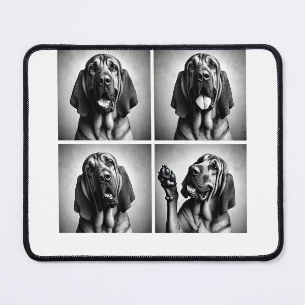 Item preview, Cute Bloodhound Selfie Photo Funny Photobooth Dog Lover designed and sold by Kimberley King Art King Art.