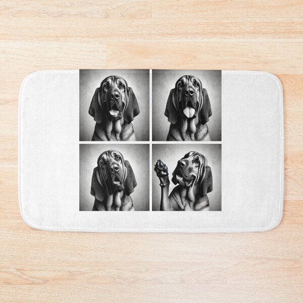Item preview, Cute Bloodhound Selfie Photo Funny Photobooth Dog Lover designed and sold by Kimberley King Art  King Art.