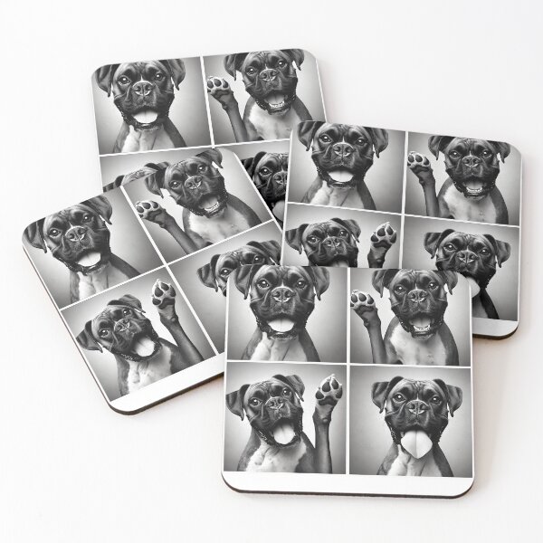 Item preview, Cute Boxer Selfie Photo Funny Photobooth Dog Lover designed and sold by Kimberley King Art  King Art.
