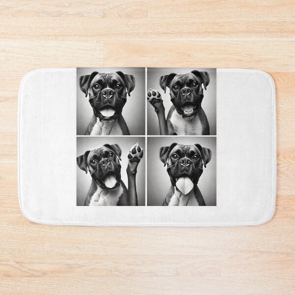 Item preview, Cute Boxer Selfie Photo Funny Photobooth Dog Lover designed and sold by Kimberley King Art  King Art.