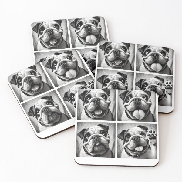Item preview, Cute Bulldog Selfie Photo Funny Photobooth Dog Lover designed and sold by Kimberley King Art  King Art.