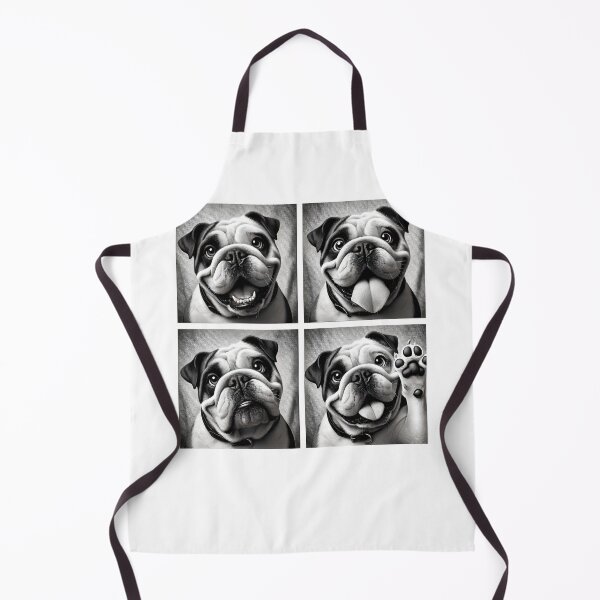 Item preview, Cute Bulldog Selfie Photo Funny Photobooth Dog Lover designed and sold by Kimberley King Art King Art.