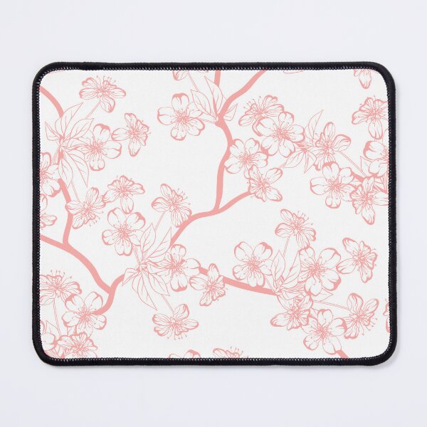 Item preview, pink sakura cherry blossom branch pattern  designed and sold by LivsPlantHouse.