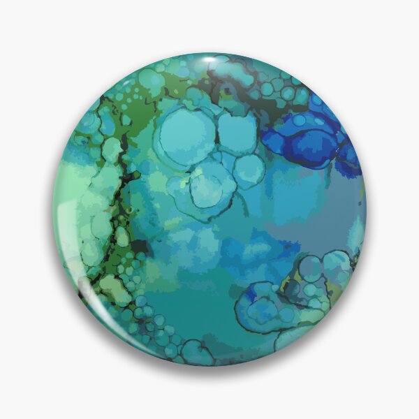 Item preview, Original abstract alcohol Ink painting transferred into digital art designed and sold by Klostee.