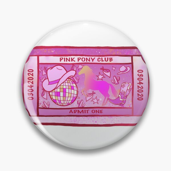 Item preview, Pink Pony Club Ticket – Chapell Roan Design designed and sold by MoiyaCreations.