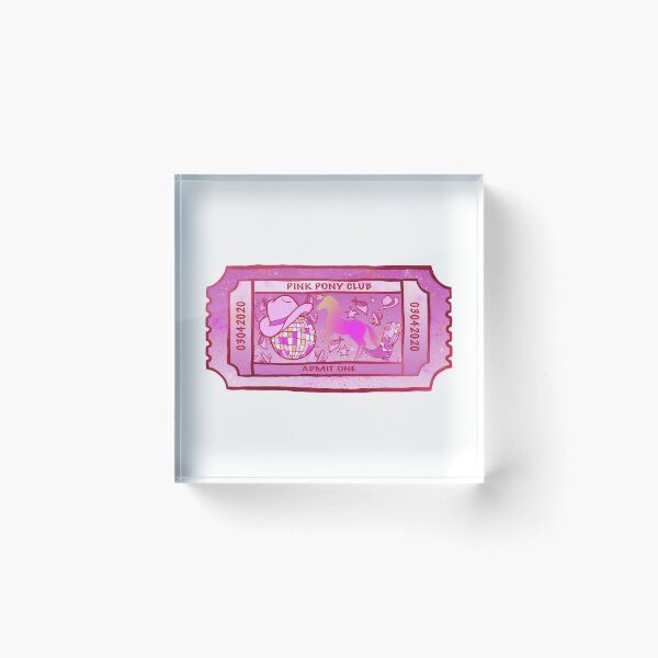 Item preview, Pink Pony Club Ticket – Chapell Roan Design designed and sold by MoiyaCreations.