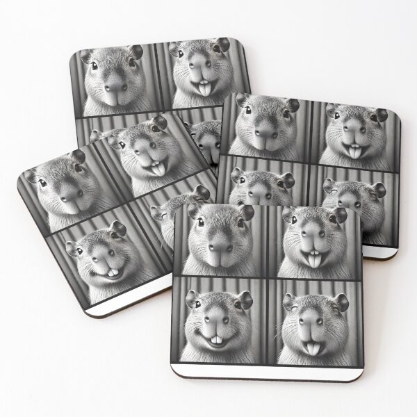Item preview, Cute Capybara Selfie Photo Funny Photobooth Capybara Lover designed and sold by Kimberley King Art  King Art.