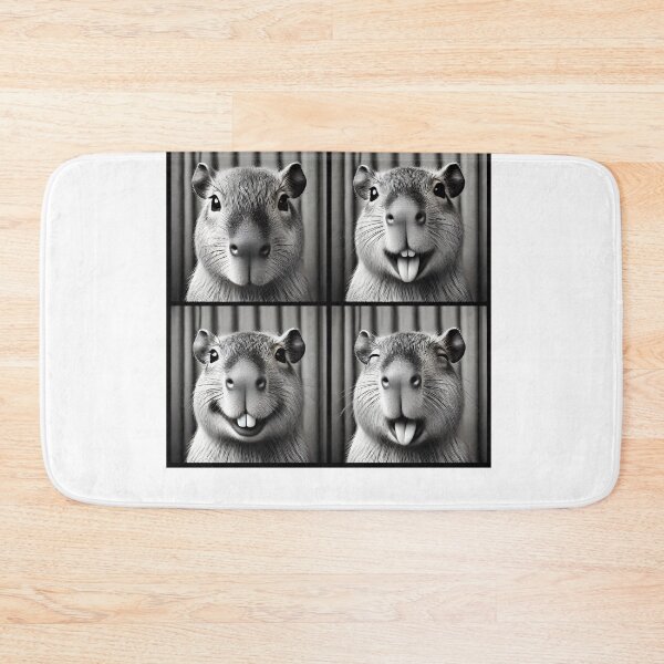 Item preview, Cute Capybara Selfie Photo Funny Photobooth Capybara Lover designed and sold by Kimberley King Art  King Art.