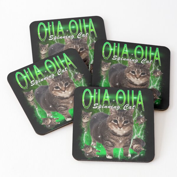 Item preview, Spinning Cat OIIA OIIA Electric Funny Meme Cat Design designed and sold by Damcoc.