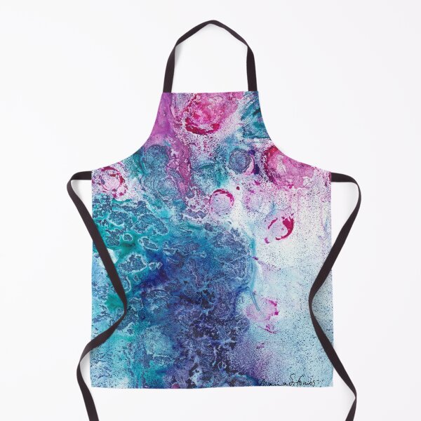 Item preview, Original abstract alcohol ink art, salt and ink on photographic paper designed and sold by Klostee.