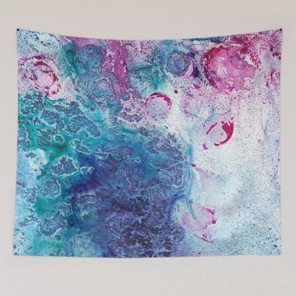 Item preview, Original abstract alcohol ink art, salt and ink on photographic paper designed and sold by Klostee.