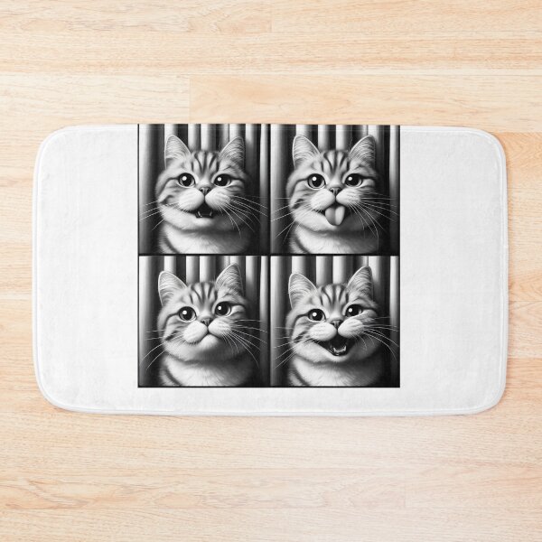 Item preview, Cute Cat Selfie Photo Funny Photobooth Kitten Lover designed and sold by Kimberley King Art  King Art.