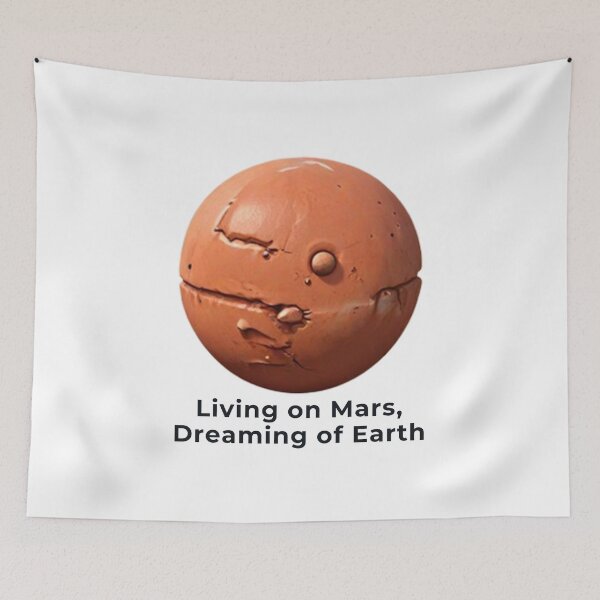 Item preview, Mars designed and sold by Only Good Vibes.