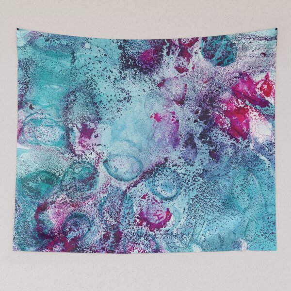 Item preview, Original abstract art, alcohol ink, ink, salt and pigments on photographic paper designed and sold by Klostee.