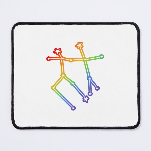 Item preview, WanPleng Affair The Series Wan Tattoo - Rainbow Gemini Constellation Stars | LMSY Lookmhee Sonya Thai GL designed and sold by PawaPotto.