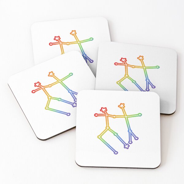 Item preview, WanPleng Affair The Series Wan Tattoo - Rainbow Gemini Constellation Stars | LMSY Lookmhee Sonya Thai GL designed and sold by PawaPotto.