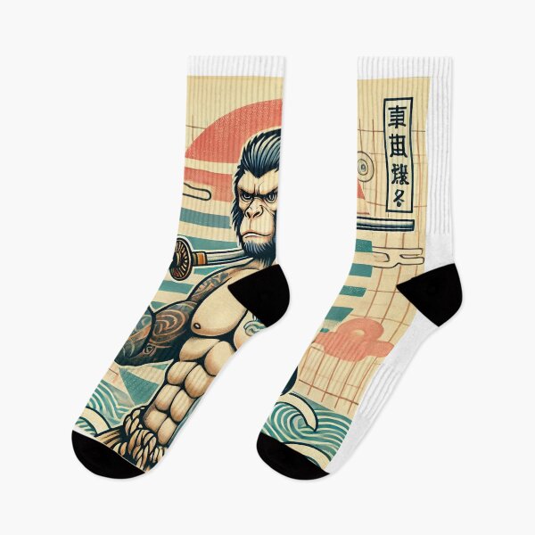 Item preview, Saru Oyabun – Monkey Zodiac (Showa Era Style) designed and sold by Wearablestore.
