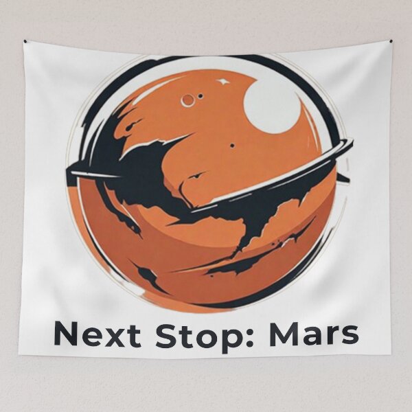 Item preview, Mars designed and sold by Only Good Vibes.