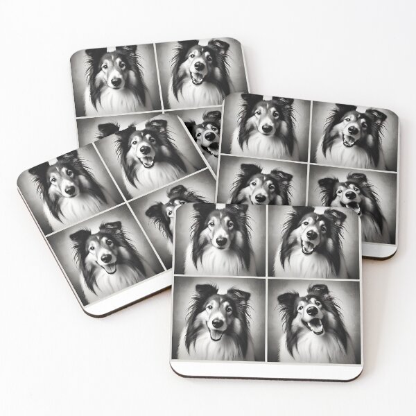 Item preview, Cute Collie Selfie Photo Funny Photobooth Dog Lover designed and sold by Kimberley King Art  King Art.