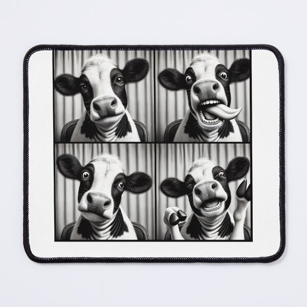 Item preview, Cute Cow Selfie Photo Funny Photobooth Cow Lover Farmer designed and sold by Kimberley King Art King Art.