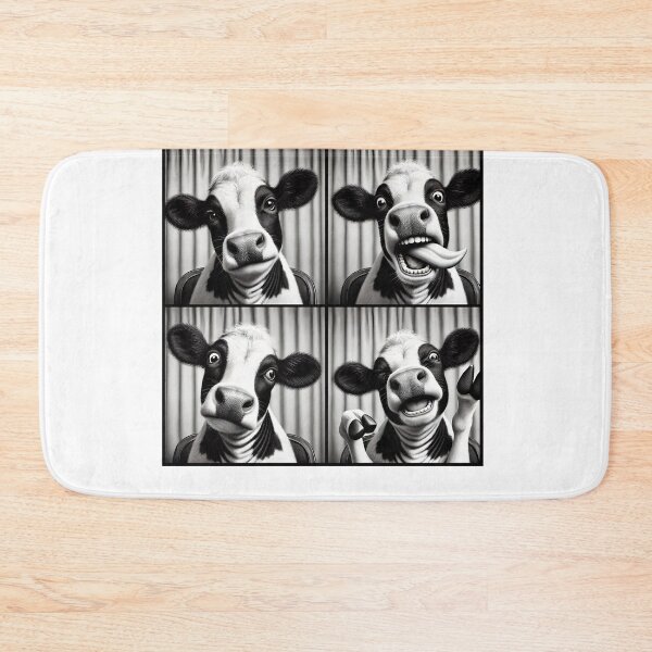 Item preview, Cute Cow Selfie Photo Funny Photobooth Cow Lover Farmer designed and sold by Kimberley King Art  King Art.