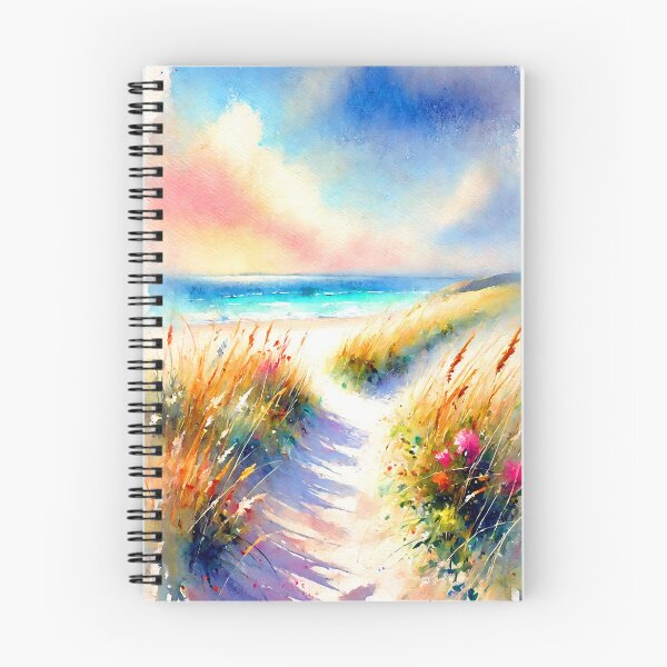 Item preview, Serene Beach Path with Coastal Wildflowers and Ocean Breeze designed and sold by ChrisButler.