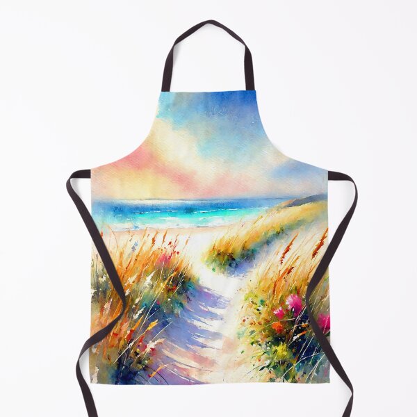 Item preview, Serene Beach Path with Coastal Wildflowers and Ocean Breeze designed and sold by ChrisButler.