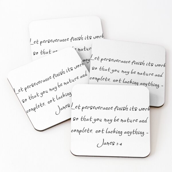 Item preview, James 1:4 Motivational Design designed and sold by LoveeDesignn.