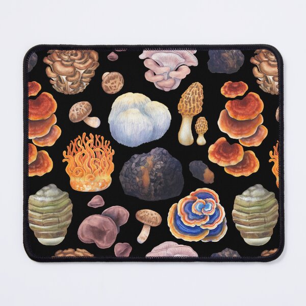 Item preview, Watercolor medicinal mushrooms designed and sold by Ekaterina Glazkova.