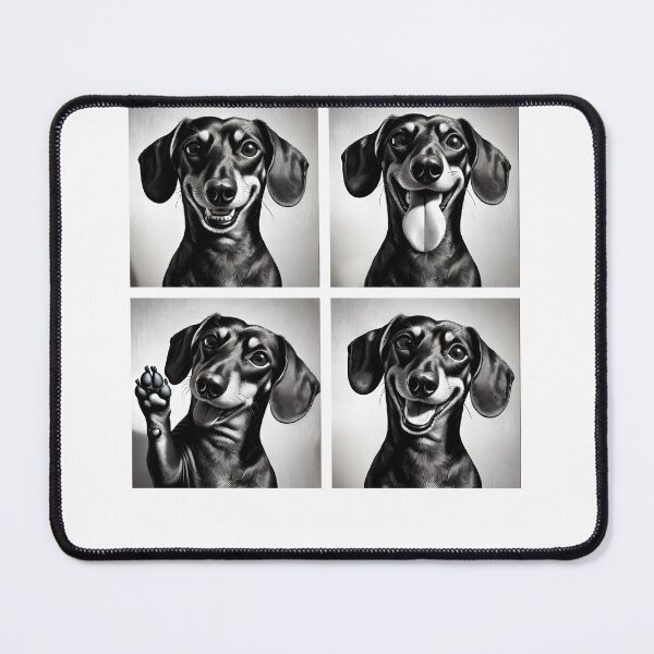 Item preview, Cute Dachshund Selfie Photo Funny Photobooth Dog Lover designed and sold by Kimberley King Art King Art.