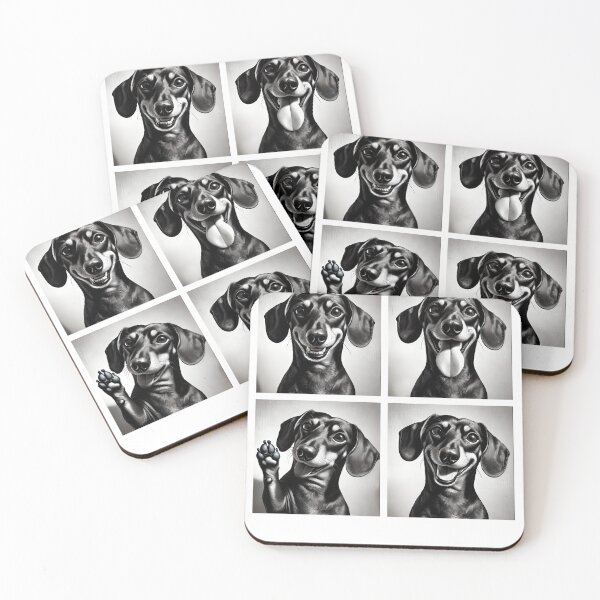 Item preview, Cute Dachshund Selfie Photo Funny Photobooth Dog Lover designed and sold by Kimberley King Art  King Art.