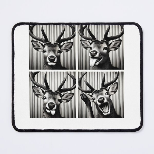 Item preview, Cute Deer Selfie Photo Funny Photobooth Deer Lover designed and sold by Kimberley King Art  King Art.