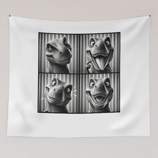 Item preview, Cute Dinosaur Selfie Photo Funny Photobooth Dinosaur Lover designed and sold by Kimberley King Art  King Art.