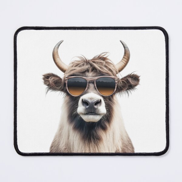 Item preview, Funny cool Yak wearing sunglasses designed and sold by LazyOwlStore.